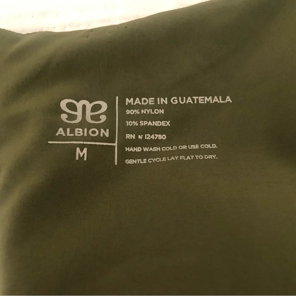 Albion Fit Olive Green Women's Drawstring Jumpsuit - Picture 10 of 14